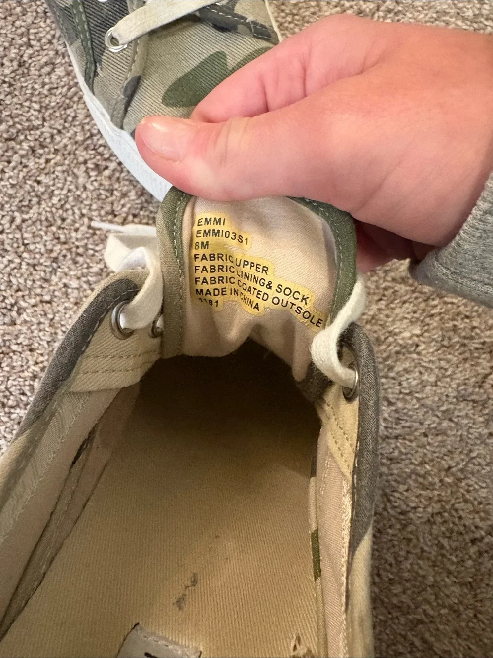 Steve Madden Camo Platform Sneakers